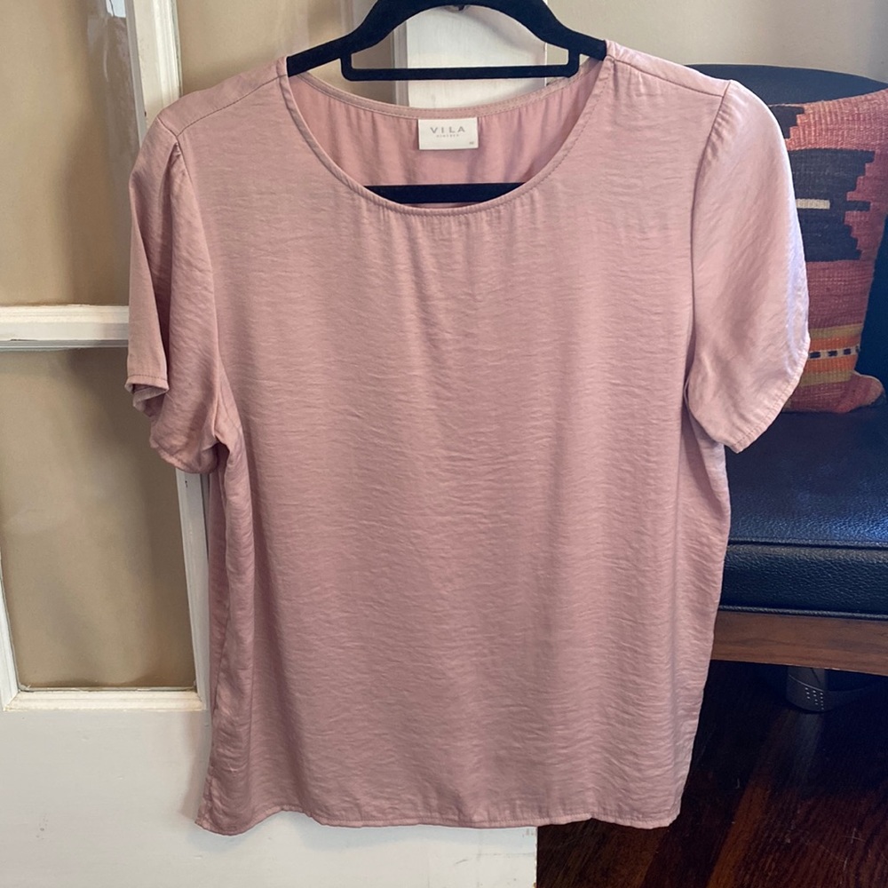 Blush top from Copenhagen. Lovely detail on back.